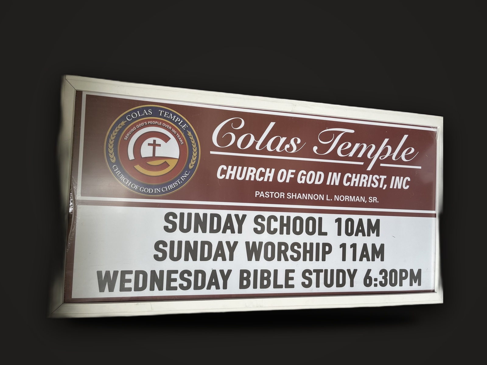 Exterior Architectural Monument Sign Enclosure by Donel Dortch